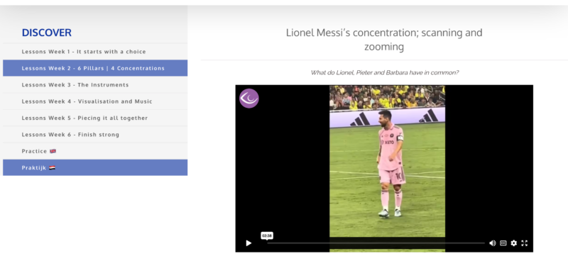 Lionel Messi scan and zoom